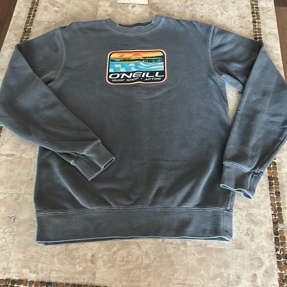 O'Neill Tops - O’Neill Crewneck‎ Pullover Sweatshirt Color Gray Women’s Size S